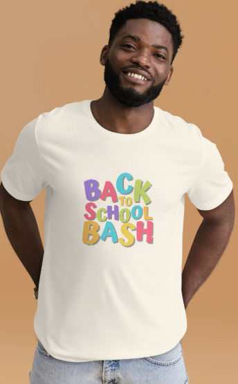 Personalized Unisex t-shirt - Back to School