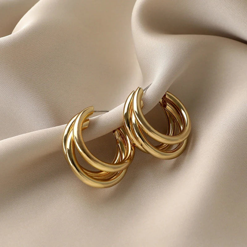 Auraliv Three-layer Earrings