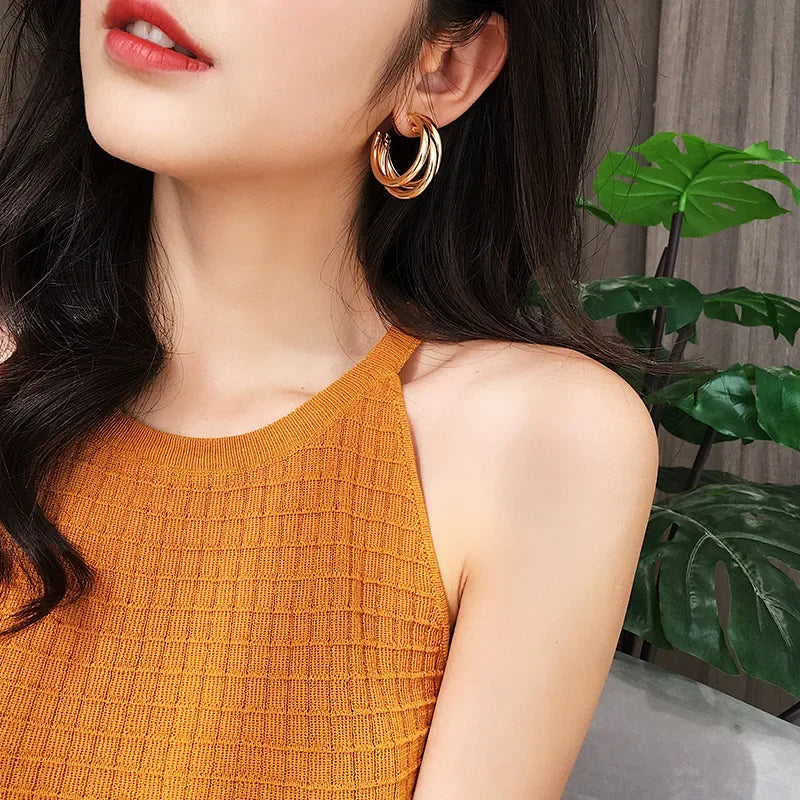 Auraliv Three-layer Earrings