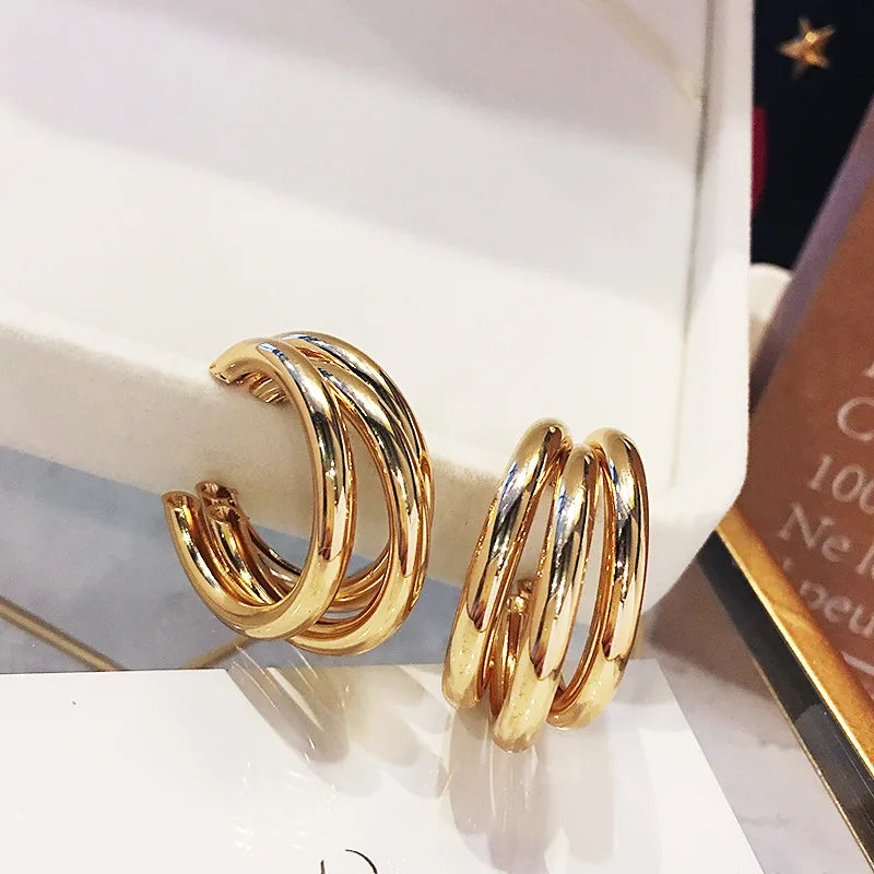 Auraliv Three-layer Earrings